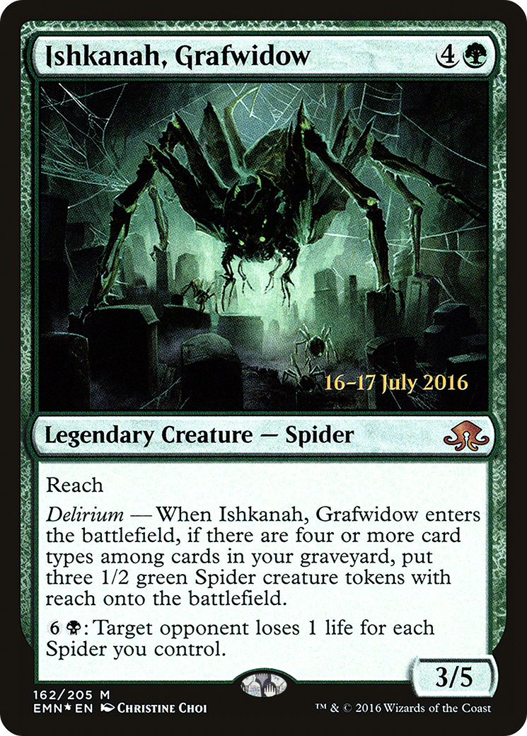 Ishkanah, Grafwidow (PRE-162S) - Eldritch Moon Promos Foil