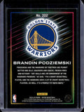 2023/24 Panini Recon Brandin Podziemski #202 Rookie Orange Holo FOTL /12