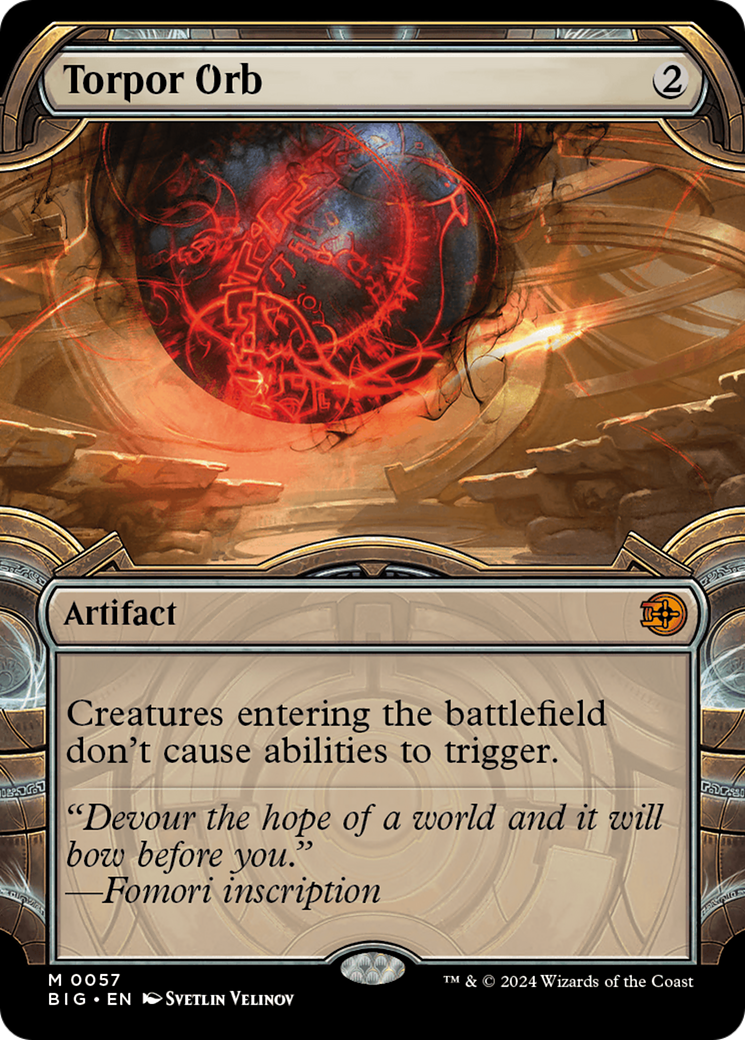 Torpor Orb (BIG-057) - The Big Score: (Showcase) Foil
