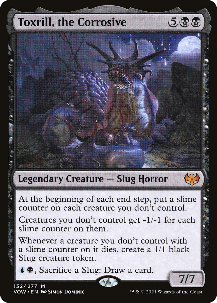 Toxrill, the Corrosive (VOW-132) - Innistrad: Crimson Vow Foil