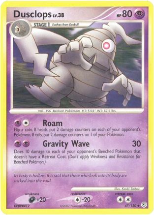 Dusclops (47/130) - Diamond and Pearl