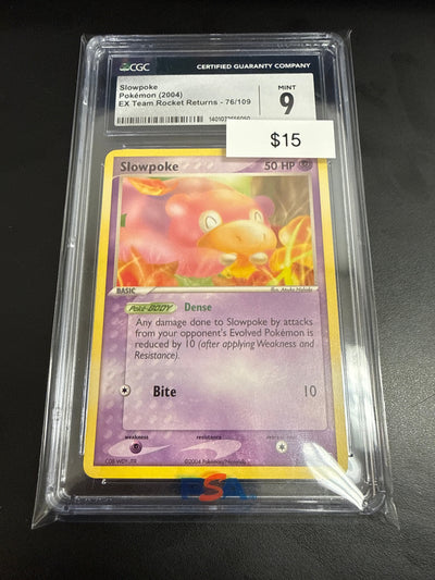 Pokemon Slowpoke Non-Holo #76/109 CGC 9