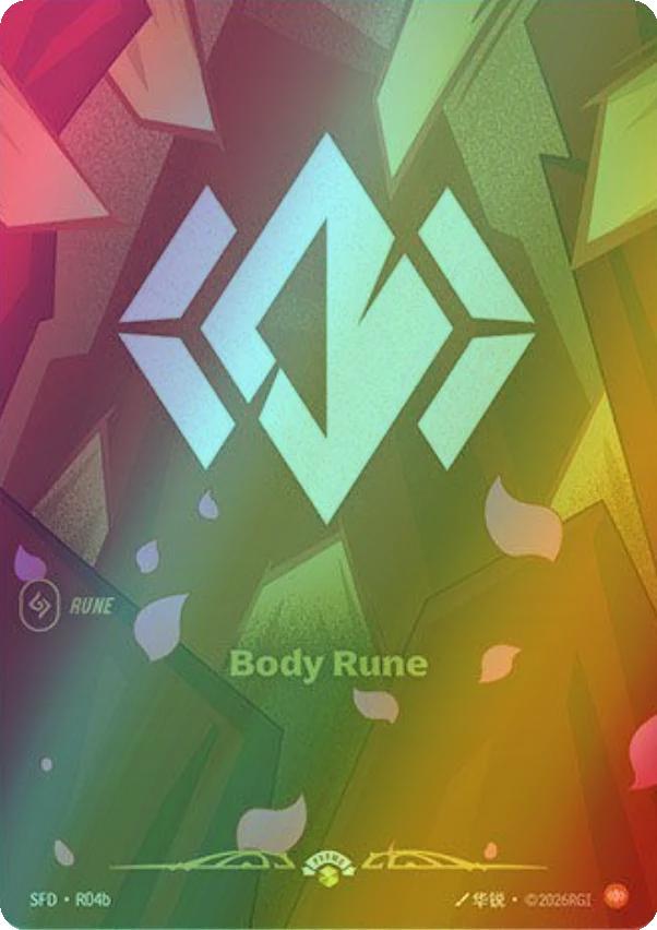 Body Rune (Alternate Art) - R04b [Spiritforged] [Foil]