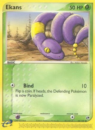 Ekans (64/100) - Sandstorm Reverse Holofoil