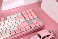 Varmilo Sword 2-87 Sakura R2 White LED TKL Dye Sub PBT Aluminum EC Mechanical Keyboard
