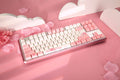 Varmilo Sword 2-87 Sakura R2 White LED TKL Dye Sub PBT Aluminum EC Mechanical Keyboard