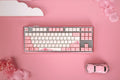 Varmilo Sword 2-87 Sakura R2 White LED TKL Dye Sub PBT Aluminum EC Mechanical Keyboard