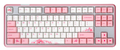 Varmilo Sword 2-87 Sakura R2 White LED TKL Dye Sub PBT Aluminum EC Mechanical Keyboard
