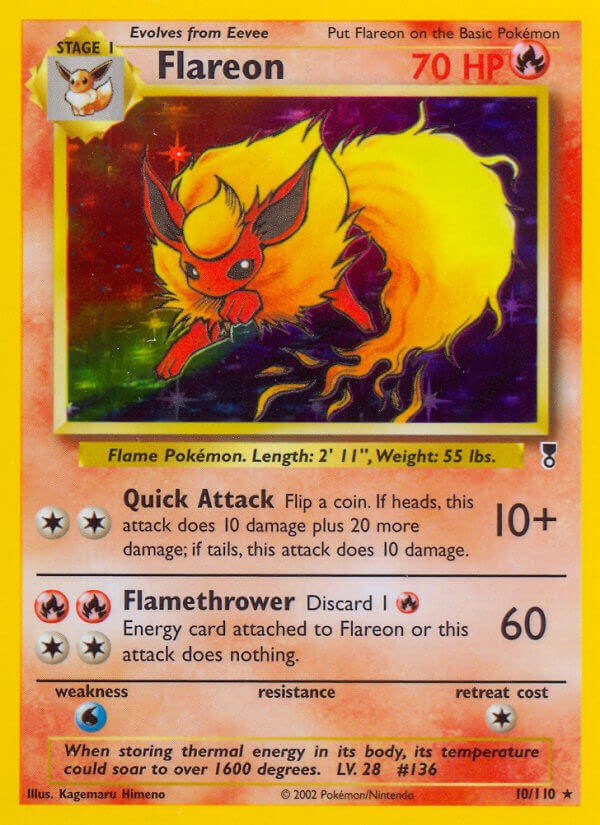 Flareon - 010/110 - (Legendary Collection)