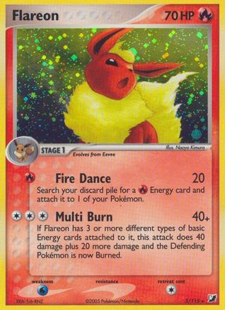 Flareon (5/115) - Unseen Forces Reverse Holofoil