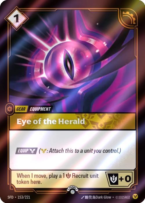 Eye of the Herald - 153/221 [Riftbound Organized Play Promotional Cards] [Foil]