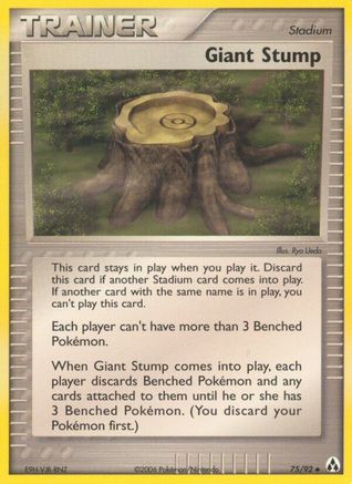 Giant Stump (75/92) - Legend Maker Reverse Holofoil