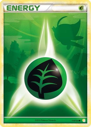 Grass Energy (115/123) - HeartGold SoulSilver