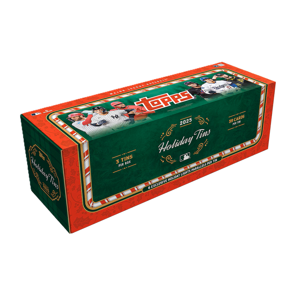 2025 Topps Holiday Baseball 3 Tin Box