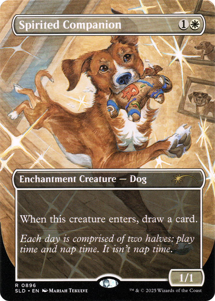 Spirited Companion (SLD-896) - Secret Lair Drop (Borderless)