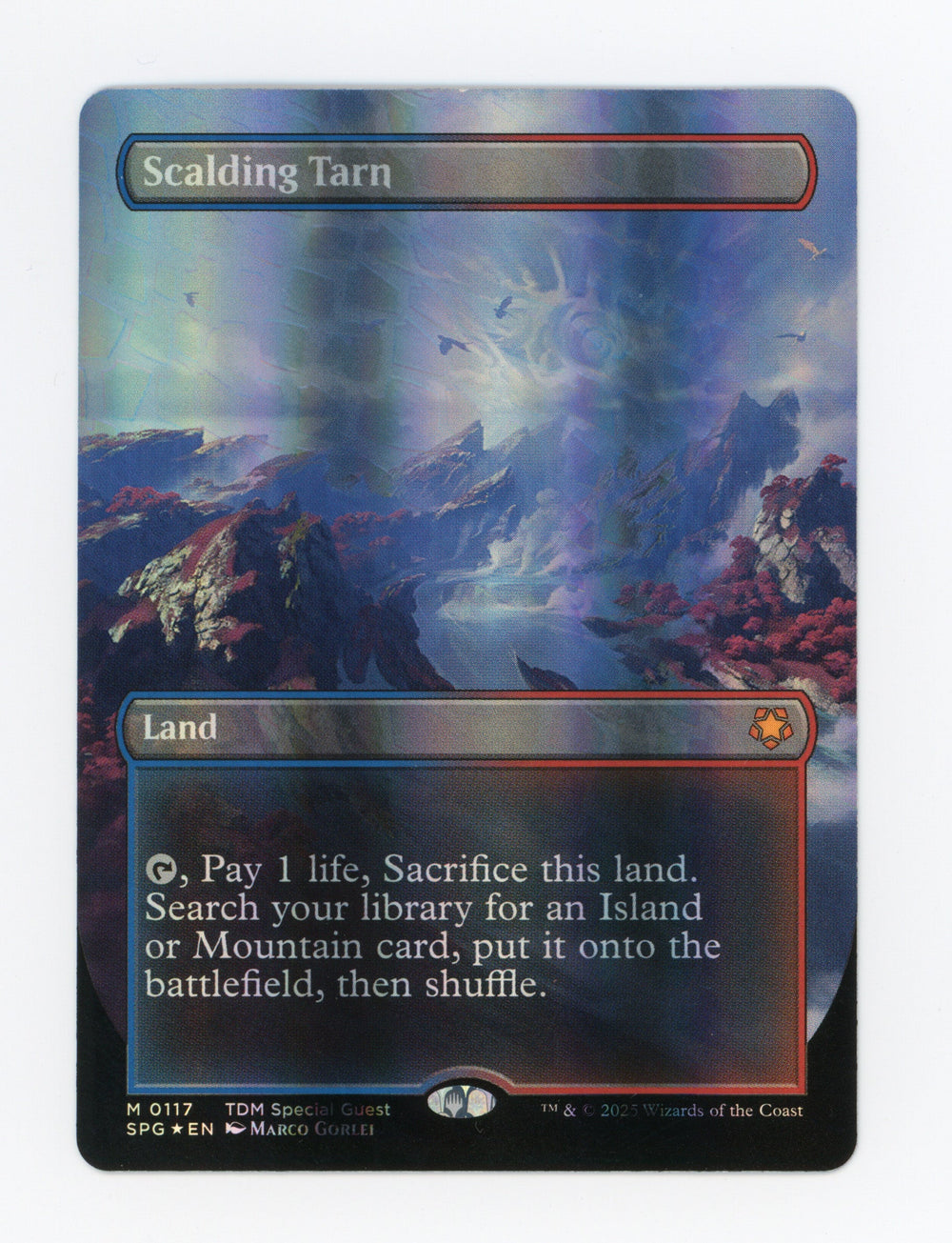 Scalding Tarn — Borderless|Dragonscale Foil — ID 17390