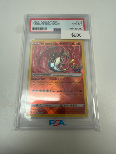 Pokemon Radiant Charizard PSA 10
