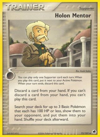 Holon Mentor (75/101) - Dragon Frontiers Reverse Holofoil