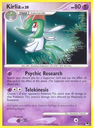 Kirlia (8/17) - POP Series 7 Holofoil