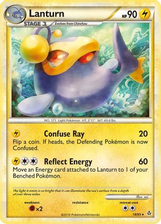 Lanturn (18/95) - Unleashed Reverse Holofoil