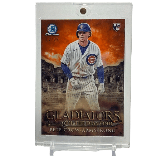 2024 Bowman Chrome Pete Crow-Armstrong #GOTD-5 Gladiators Rookie Orange Refractor /25