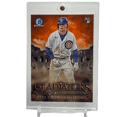 2024 Bowman Chrome Pete Crow-Armstrong #GOTD-5 Gladiators Rookie Orange Refractor /25