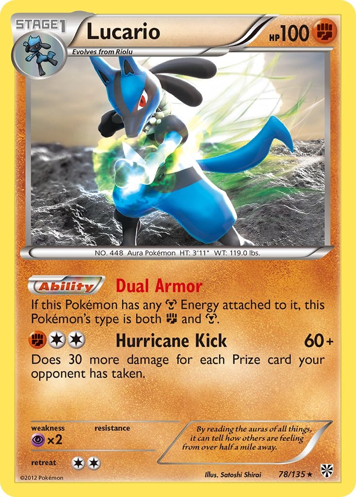 Lucario (78) - 78/135 - (Plasma Storm)
