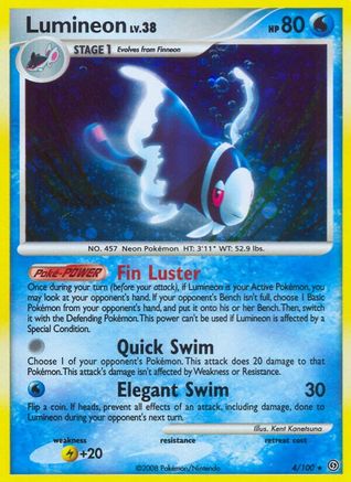Lumineon (4/100) - Stormfront Holofoil