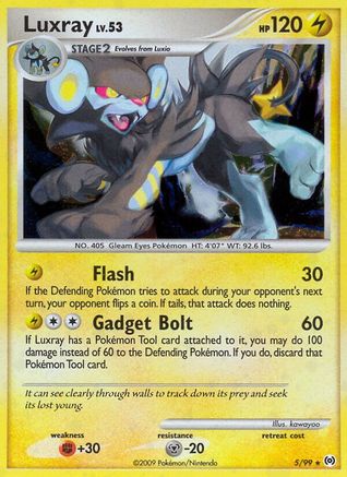 Luxray (5/99) - Arceus Reverse Holofoil