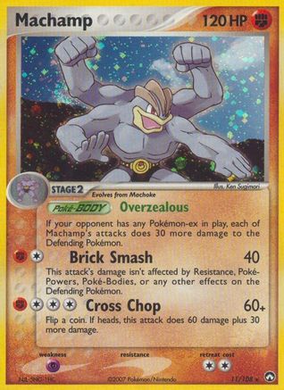 Machamp (11/108) - Power Keepers Holofoil