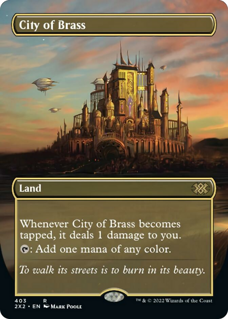 City of Brass (2X2-403) - Double Masters 2022 (Borderless)