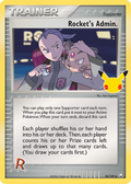 Rocket's Admin 86 25 Celebrations Classic Collection Holofoil