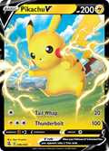 Pikachu V 86 264 Fusion Strike Holofoil