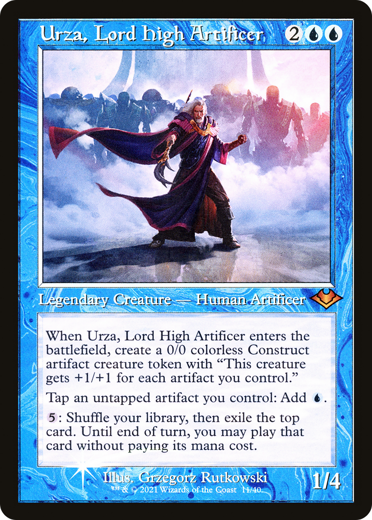 Urza, Lord High Artificer (MH1-011) - Modern Horizons 1 Timeshifts Foil