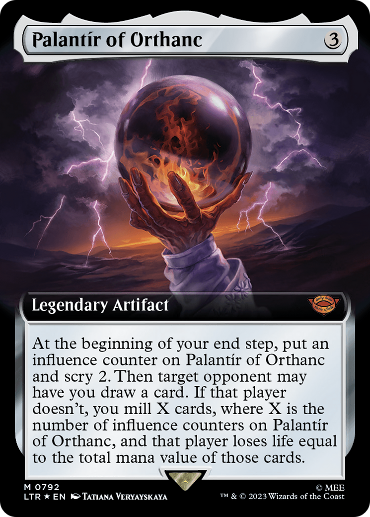 PalantÃ­r of Orthanc (LTR-792) - The Lord of the Rings: Tales of Middle-earth: (Extended Art) Foil
