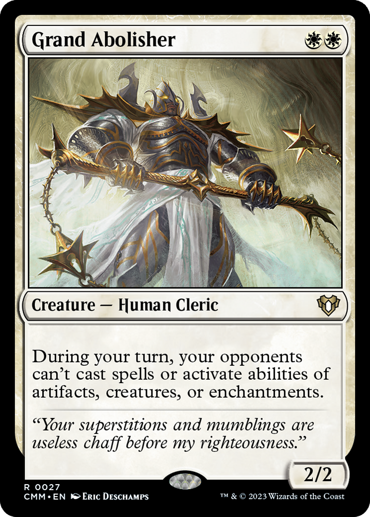 Grand Abolisher (CMM-027) - Commander Masters