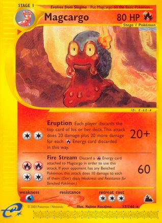 Magcargo (17/144) - Skyridge Reverse Holofoil