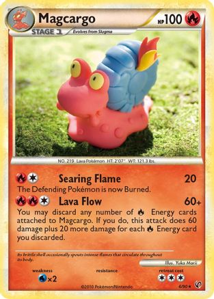 Magcargo (6/90) - Undaunted Holofoil