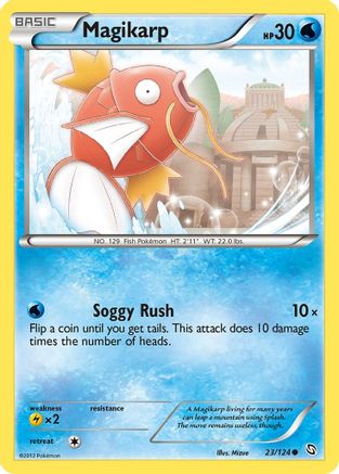Magikarp (23/124) - Dragons Exalted Reverse Holofoil