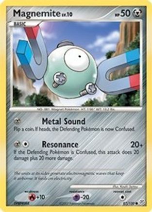 Magnemite (87/130) - Diamond and Pearl Reverse Holofoil