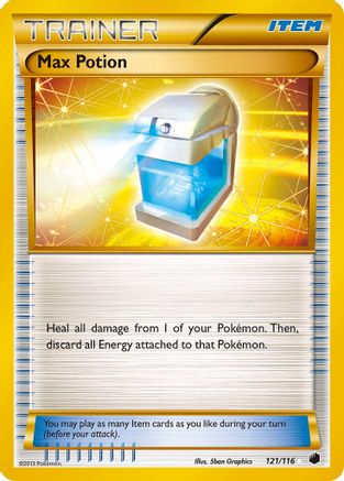 Max Potion (Secret Rare) (121/116) - Plasma Freeze Holofoil