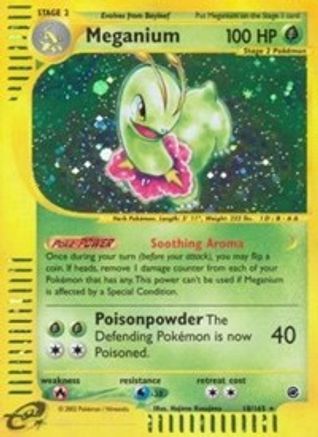 Meganium (18/165) - Expedition Reverse Holofoil