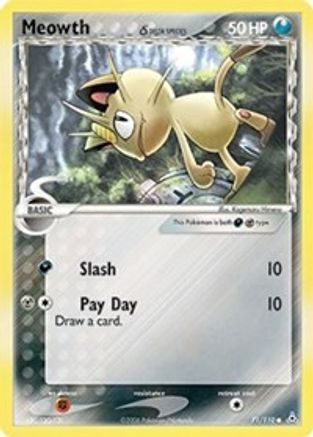 Meowth (Delta Species) (71/110) - Holon Phantoms