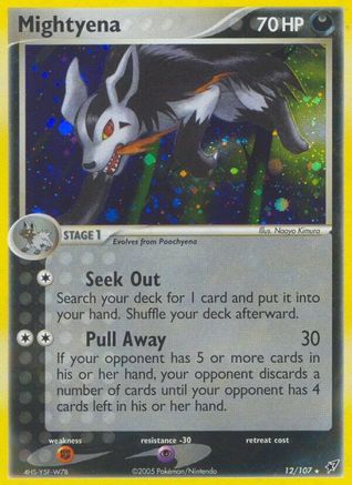 Mightyena (12/107) - Deoxys Holofoil