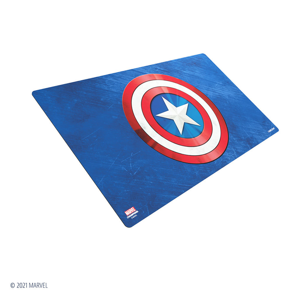 Marvel Champions Game Mat : Captain America