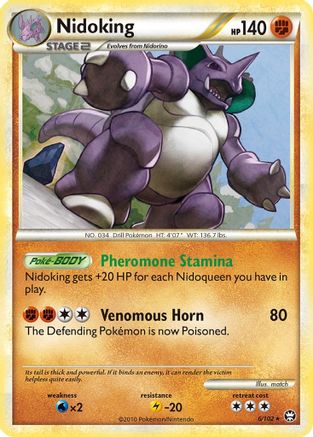 Nidoking (6/102) - Triumphant Holofoil