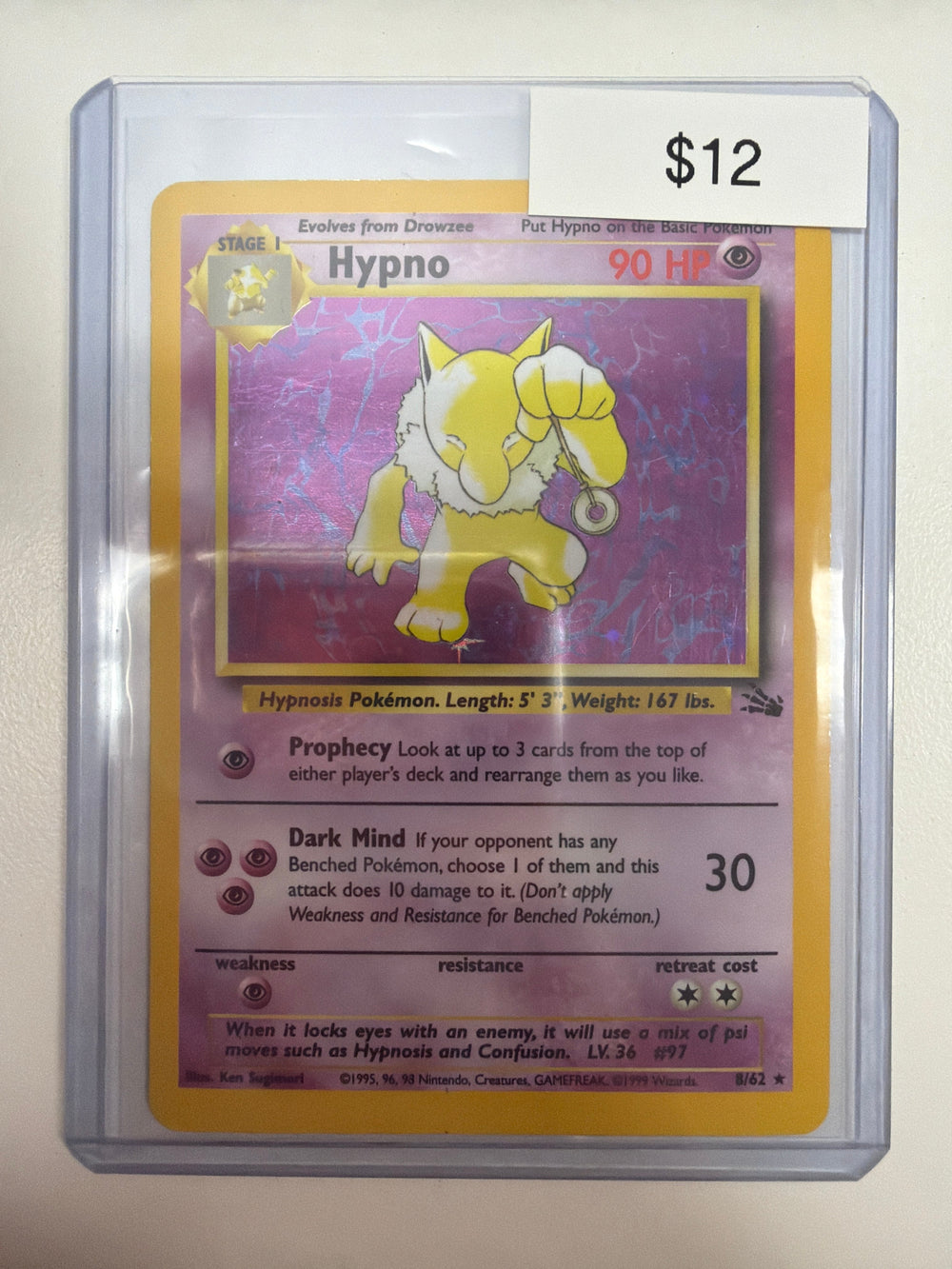 Pokemon Hypno 8/62