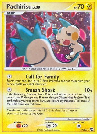 Pachirisu (5/106) - Great Encounters Holofoil