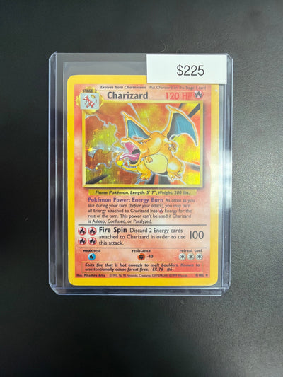 Pokemon Base Set Charizard Holo #4/102