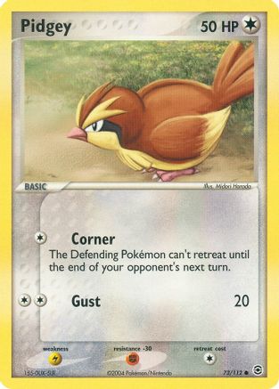 Pidgey (73/112) - FireRed & LeafGreen Reverse Holofoil